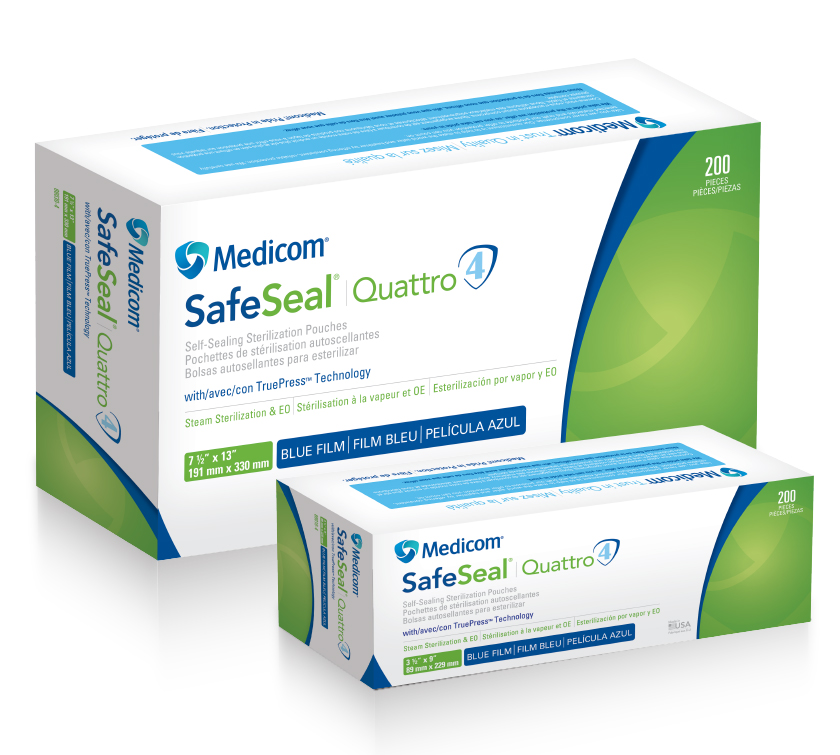 Sterilisatiezakjes Medicom Quattro 89mmx229mm| 200 stuks